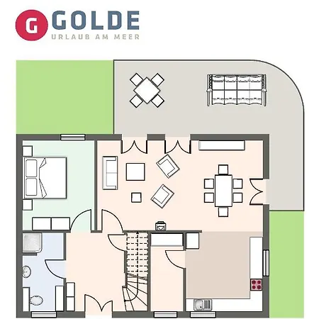 Dom wakacyjny Reetdachhaus House Ording Reetdachhaus House Ording